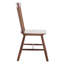 Mid Century Windsor Back Solid Wood Dining Chair, Farmhouse Slat Back Side Chair For Kitchen/Dining Room/Restaurant-837063754