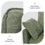  Fauteuil d'appoint surdimensionné avec accoudoirs simples rembourrés de 42,1 po avec siège de 33,6 po, dossier ergonomique, 2 coussins pour le salon, la chambre à coucher, le bureau et la chenille-1106184403