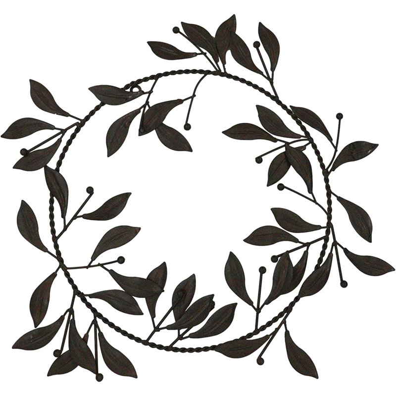 Sculpture florale couronne de fleurs
