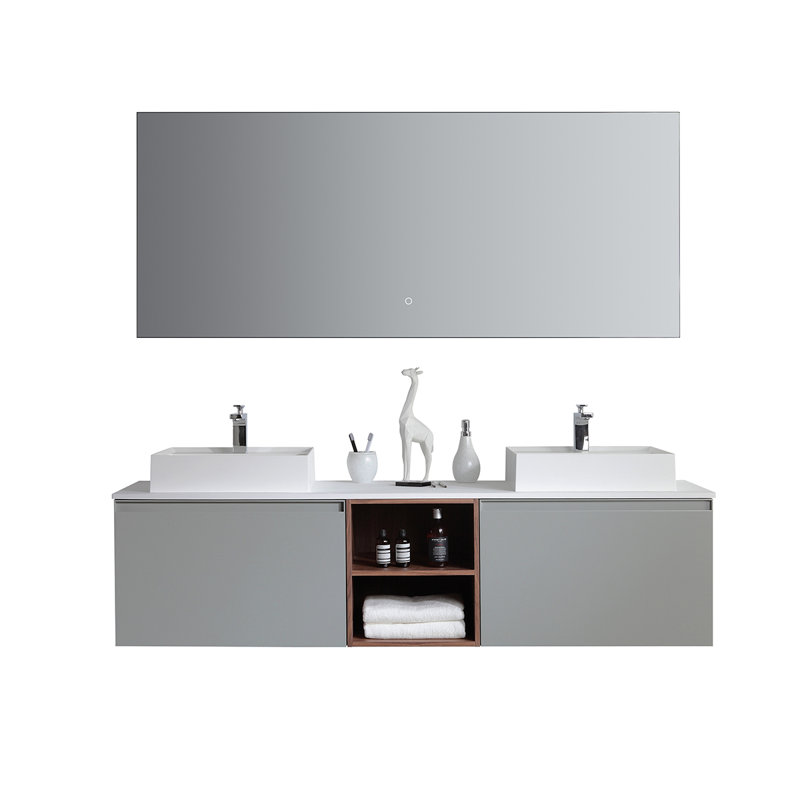 Manarola 72" W Single Wall-Mounted Vanity
