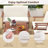 Hristinka Acacia 8 - Person Patio Conversation Set with Cushions-994194831