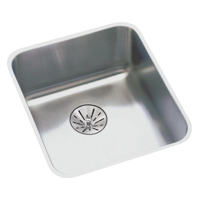 Lustertone 16.5" L x 16.5" W Undermount Kitchen Sink with Perfect Drain