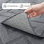 Geometric Shapes Machine Tufted Shag Area Rug-1102412599