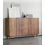 Armoire à chaussures moderne et minimaliste en noyer noir