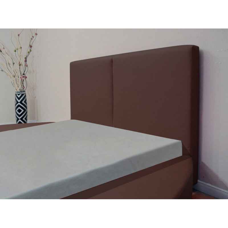 Lura Vegan Leather Platform Bed