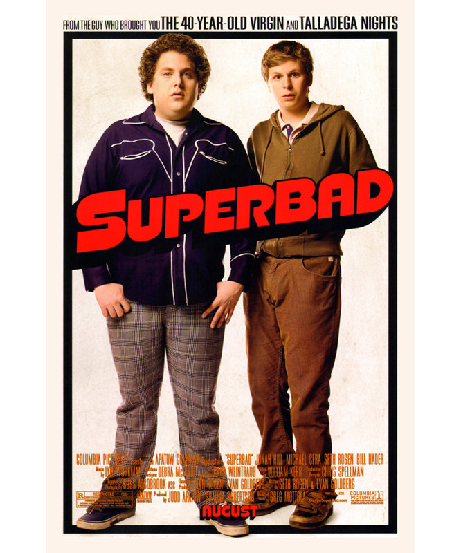 Superbad, 18" H x 12" W