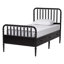 Ensemble de chambre à coucher 3 pièces Baxton Studio Dejahnay, simple, noir-1483360722