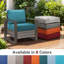 Wickes 24 po X 24 po Coussin de chaise longue d'extérieur résistant à l'eau de 6 po d'épaisseur-108320050