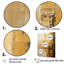 «Modern Cityscape Skycraper Golden Blocks I», reproduction sur toile-97071612-97071613