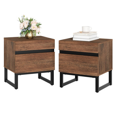 Table de bout avec 2 tiroirs Lovett