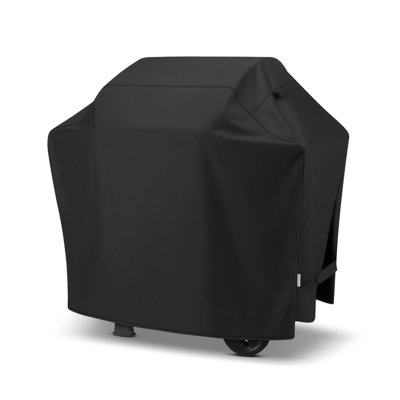 Grill Cover 50 Inch, Outdoor Heavy Duty Waterproof Barbecue Gas Cover, UV & Fade Resistant, All Weather Protection Compatible For Weber Charbroil Kenmore Nexgrill Grills And More, Black