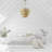 19.75"W 1-Light Unique Tiered Tan Jute Pendant