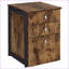 Classeur à 3 tiroirs classeur antique avec rangement format lettre | Ferme rustique | Bureau