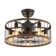 Buffy 20" Farmhouse Caged Ceiling Fan with Light Kit and Remote Control Included