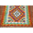 Multolor Kilim Reversible Wool Accent Rug 3x4