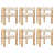 Champagne/Natural Wood selected