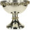 Jeweled Silver Pedestal Bowl, Small - 7 Inches