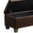 51 Inch Faux Leather Rectangle Storage Ottoman-837312539