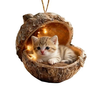 Forest Ornaments Forest Christmas Ornaments Cute Christmas Ornaments With Lights Mini Resin Hedgehog Hanging Decor