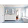 Vox® Vitreous China Rectangular Vessel Bathroom Sink with Overflow