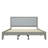 Upholstered Platform Bed with Tufted Headboard, Rubberwood Bed Frame with High Clearance, Weight Capacity 800 lbs, No Box Spring Needed, Grey, King-492254287