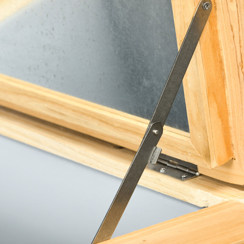 54 pte Glacière en bois - Breuvage extérieur durable avec bouchon de drainage, ouvre-bouteille, 3 poignées, doublure galvanisée polyvalente pour patio