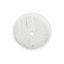 Lavabo en marbre blanc pour salle de bain, 40 x 15 cm, bloc unique, aspect de surface semi-polie
