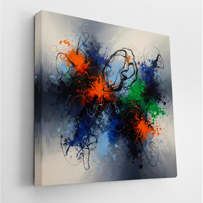 Synaptic Storm, 48" H x 48" W