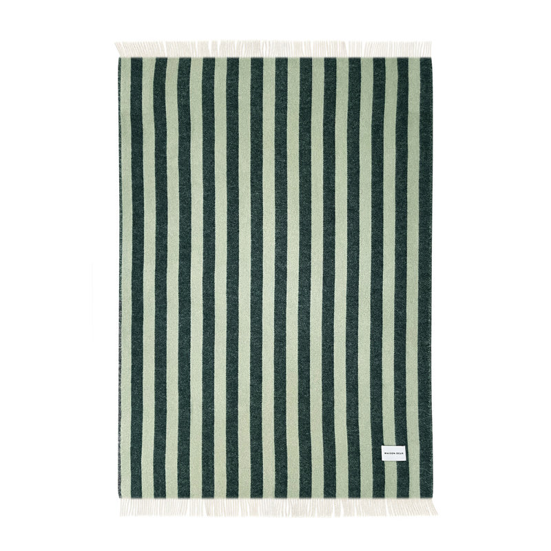 Maison Deux Throw Blanket, Green/Sage