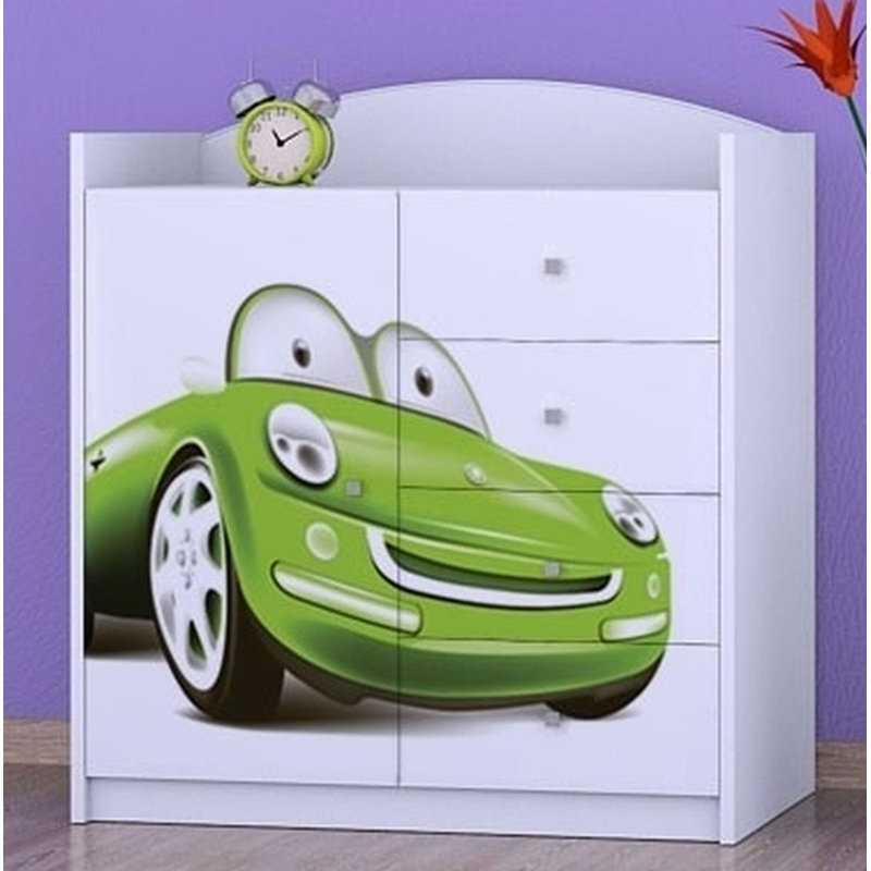 Nieman Kids 4 - Drawer Combo Dresser, White