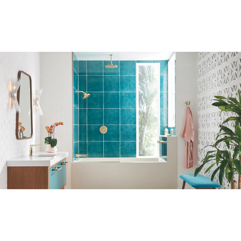 Levoir® TempAssure® Thermostatic Shower Only Trim, Brilliance Black Onyx