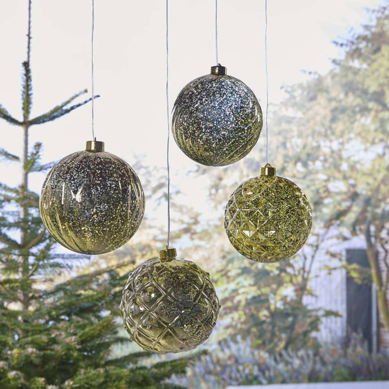 Luxform 1 - Light LED Sphere Pendant, Gold