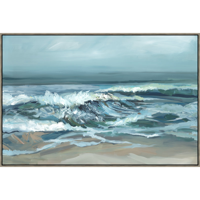 Go Surfing Painting by Ryan Brown, Image Brush Gel, 48.75" H x 72.75" W