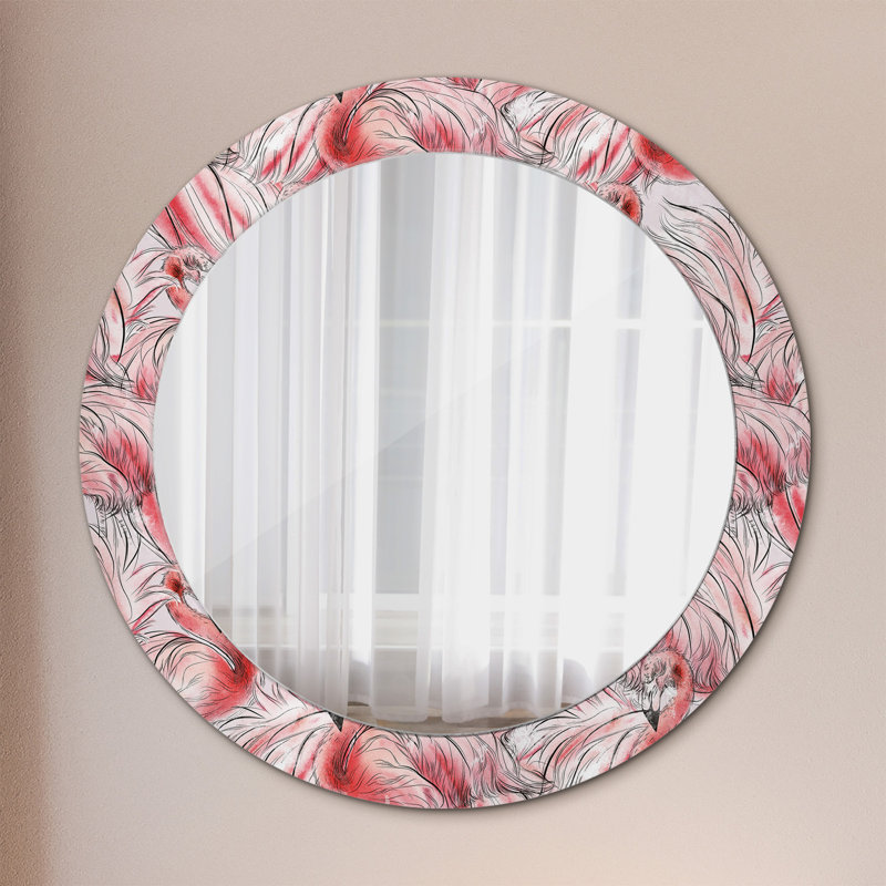 Huldar Glass Flat Wall Mirror