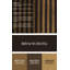 Tapis rayé en laine / polyester tissé à la machine en noir / beige-409728546