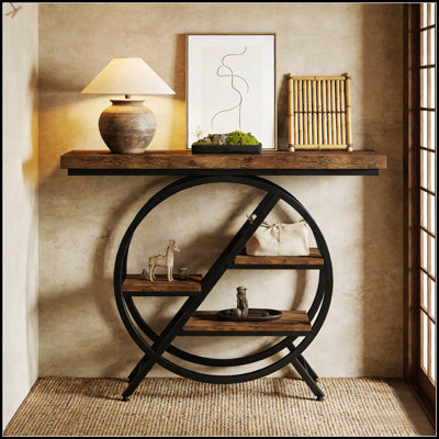 Hall Table Chic Sturdy Waterproof Durable Adjustable Design