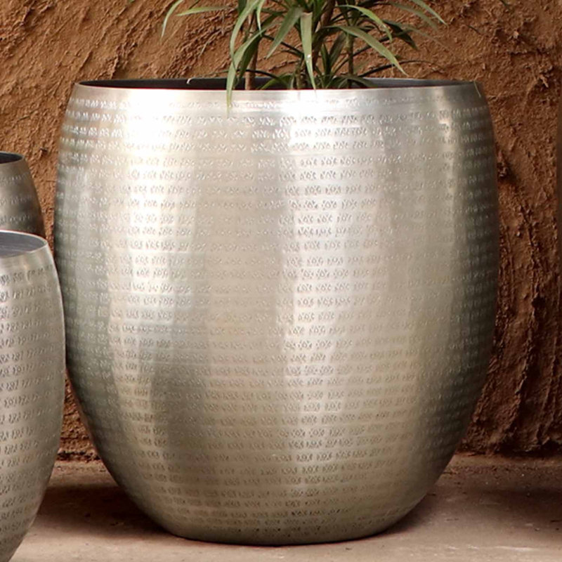 Locklin Handmade Metal Pot Planter, 36cm H x 36cm W x 36cm D