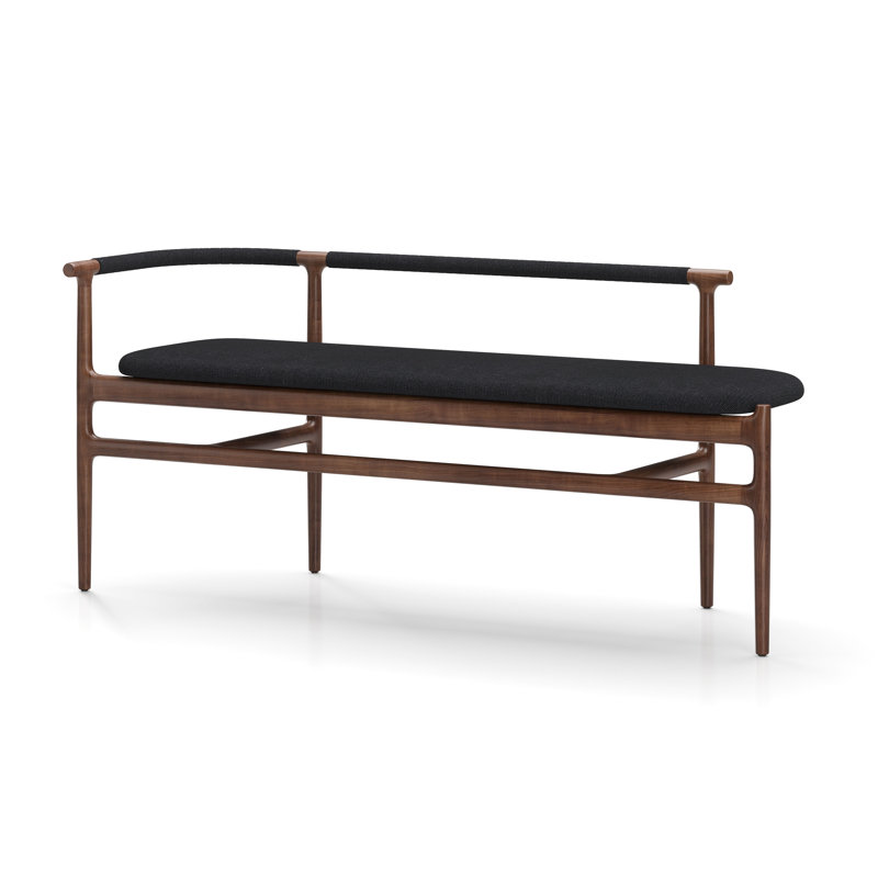 Charlie Upholstered Dining Bench, Natural, Manhattan 804