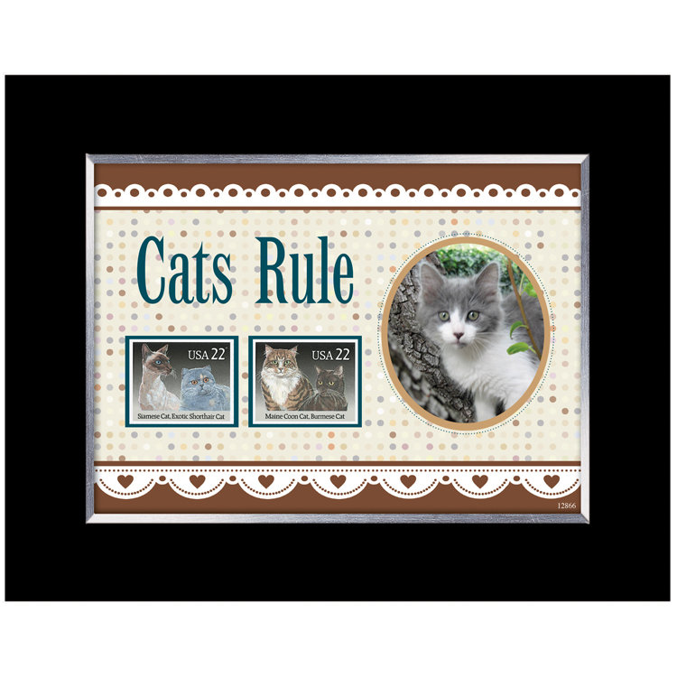 Black Wood Matte Picture Frame with Mat