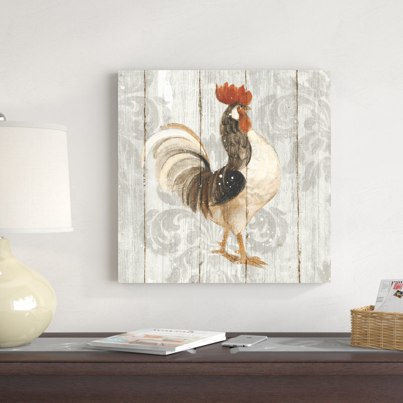 Farm Friend I On Barn Board, H 20 po x l 20 po