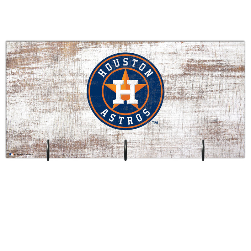 3 - Hook Wall Mounted Coat Rack, Astros