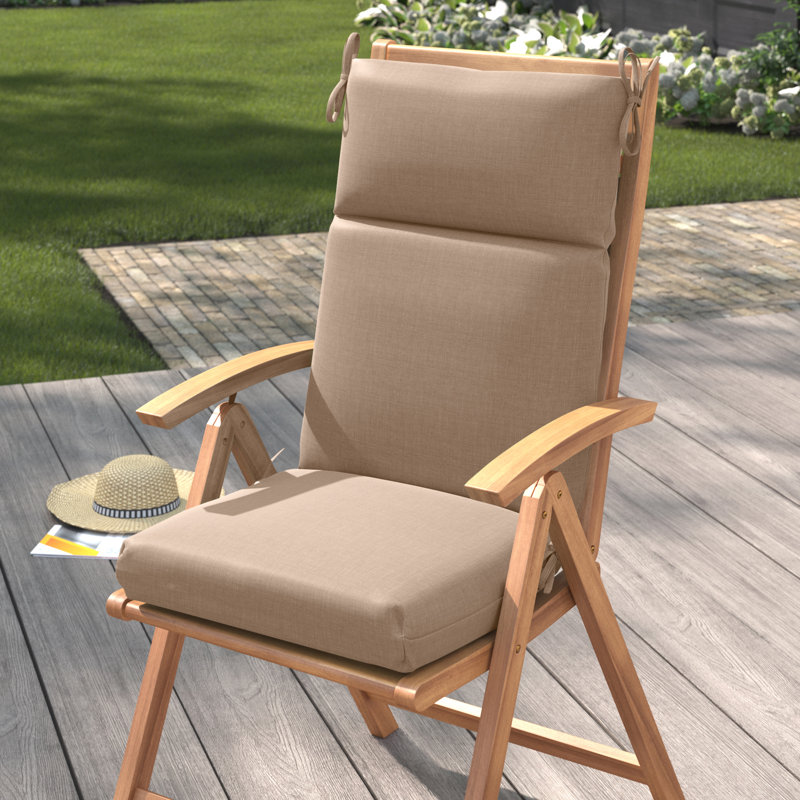 Outdoor 3'' Seat / Back Cushion, 22" W x 21" D, Sandstone
