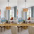 Niki 1 - Light Brown Drum Rattan Pendant