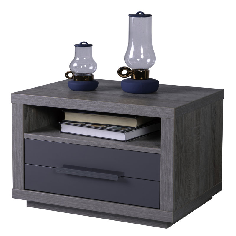 Columbia 70cm W Manufactured Wood Bedside Table