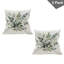Ambesonne Eucalyptus Leaves Pillow Covers 2 Pack Sage Green Off White-99020828-99020833