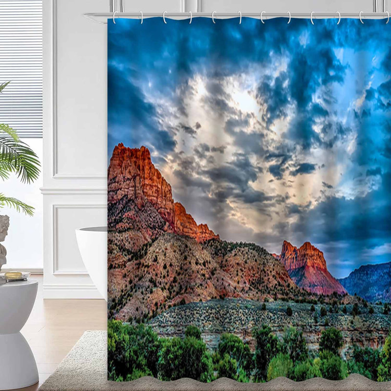 Parc national du sud-ouest des États-Unis, Utah, ciel bleu, nuages, Colorado, avec 12 crochets, L 72 po x l 72 po