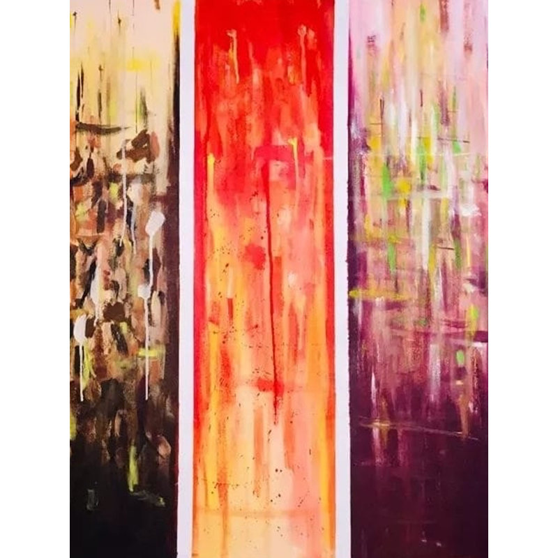 Jouant avec les couleurs - Art abstrait | Acrylique sur toile | Par Varnik Bansal