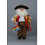Christmas Fiesta Santa Figurine