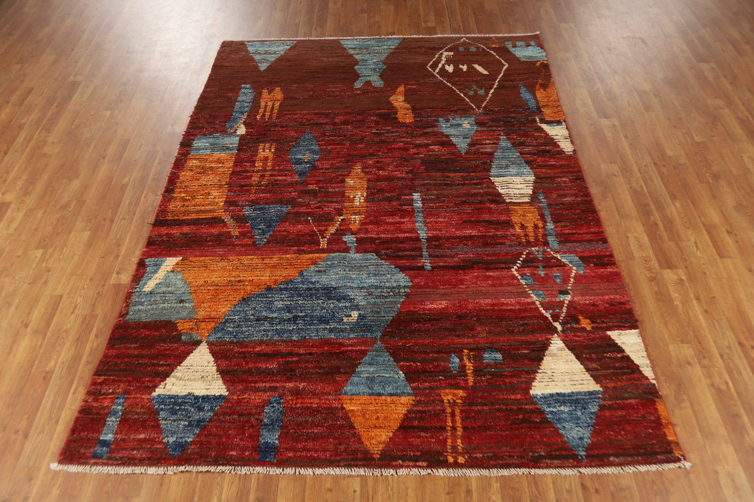 Isabelline Geometric Moroccan Oriental Area Rug 6x9 | Wayfair
