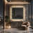 LED Bathroom/vanity Mirror With Bluetooth Time & Date Display Unit Front & Back Lighted Anti-fog Dimmable 3 Lights Colour Changing Memory Setting-1093553455
